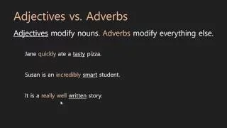 Grammar Lessons | Adjectives vs. Adverbs