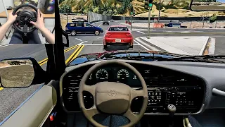 BeamNG Drive - Toyota Land Cruiser J80 [Steering Wheel gameplay]