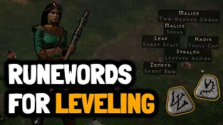 Leveling Runewords in diablo 2 resurrected