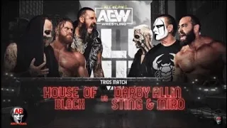 House Of Black vs Darby Allin, Sting & Miro (AEW All Out 2022)