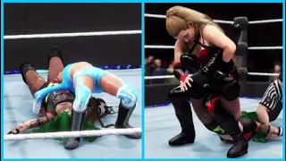 WWE 2K20 SMACKDOWN SHOTZI VS ALIYAH / NATALYA TAKES HER REVENGE