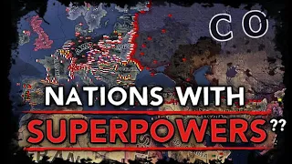 [HoI4] Nations w/ Superpowers [WW2 AI Timelapse] Take #1