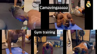 Heat🔥Real Madrid Camavinga Insane Gym Training Surprises Real Madrid Fans and football world😳