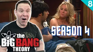 Raj And Penny?!?! | The Big Bang Theory Reaction |  Season 4 Part 8/8 FIRST TIME WATCHING!