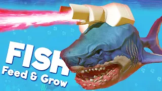 LASER SHARK is REAL! | Feed And Grow Fish