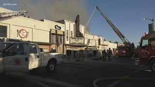 Stockton Empire Theater sustains significant damage from fire