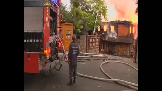 У історичному центрі Одеси згорів ресторан «Хуторок»