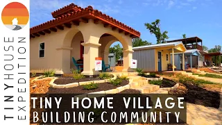 Remarkable Tiny Home Village for Formerly Homeless in Austin