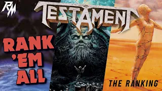 TESTAMENT: Albums Ranked (From Worst to Best) - Rank 'Em All