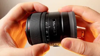 Обзор Sony SEL15F14G 15mm f1.4 G новый топовый объектив для кроп камер Sony под E-mount