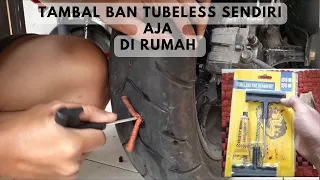 Cara Saya Tambal Ban Tubeless Sendiri Motor Nmax