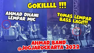 LAGII!!, THOMAS RAMDHAN LEMPAR BASS!!! AHMAD DHANI LEMPAR MIC!! | AHMAD BAND | JOGJAROCKARTA 2022