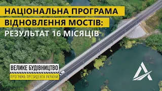 Національна програма відновлення мостів: результат 16 місяців