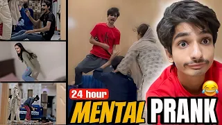 24 HOURS MENTAL PRANK ON MOM & SISTER😂 || GONE FUNNY || #funnyvideo #dailyvlog #prank