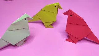 Tutorial origami burung | How To Make a Paper Bird Easy