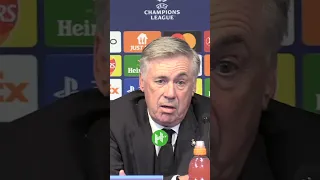 Carlo Ancelotti REACTS to UCL semi-final DEFEAT! 😞 #shorts