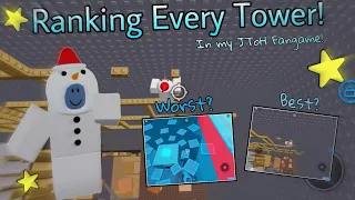 I Ranked EVERY Tower in my JToH Fangame!!! | Which is the best? | Roblox JToH