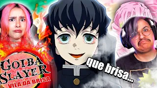 Isso tá muito errado! KKKKK “KIMETSU NO YAIBA E A VILA DA BRISA”