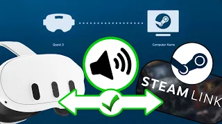 Гайд Steam Link VR нет звука в шлеме Meta Quest