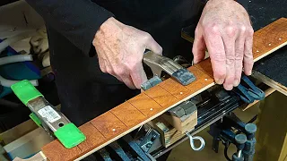 Building A Neck Thru Guitar Part 7 Gluing The Fretboard