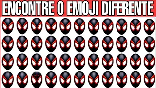 ENCONTRE O EMOJI DO HOMEM ARANHA DIFERENTE #SPIDERMAN