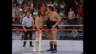 Andre the Giant in action   SuperStars April 2nd, 1988