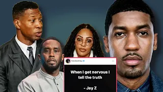 Jonathan Majors, Meagan Good, Fonzworth Bentley say a name or leave it on the playground