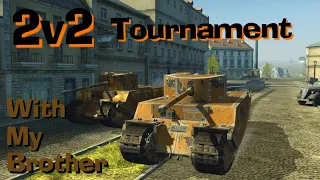 WOT Blitz LIVE - 2 vs 2 Quick Tournament With My Brother