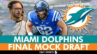 FINAL Miami Dolphins 7-Round 2024 NFL Mock Draft Ft. Graham Barton | Dolphins Draft Rumors