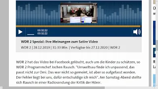 WDR-Intendant Tom Buhrow entschuldigt sich für Oma-Lied: Mein 92jähriger Vater ist keine Umweltsau