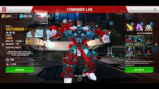 Pt. 1 Victorion Finally Combined!! Transformers Earth Wars EdgeWeapons