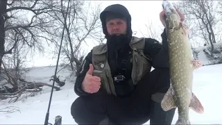 Спиннинг зимой на Москва-реке! Слом погоды, попробуй поймай!!!