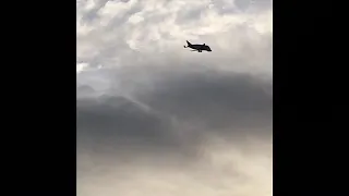 Airbus beluga flies into Chester Hawarden airport (EGNR)