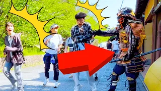 #53 SAMURAI Mannequin Prank in Kyoto Japan | Japanese shogun prank best reactions at Kiyomizu Temple