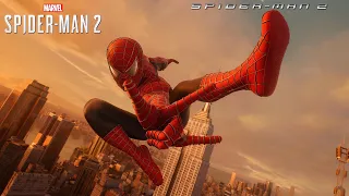 Smooth Raimi Suit Web Swinging No Web Wings - Marvel's Spider-Man 2 (4K 60fps)