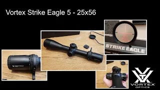 Огляд прицілу Vortex Strike Eagle 5-25x56 FFP з сіткою EBR 7C