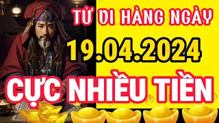 Tử Vi Hàng Ngày 19/4/2024 CỰC NHIỀU TIỀN, Chúc Mừng Con Giáp này Bất Ngờ Trúng Bạc Tỷ, Tiền Bao La