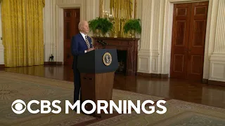 Biden defends first year in office during solo press conference