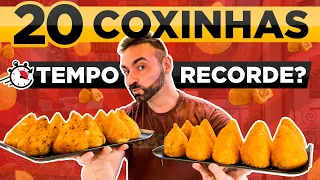 QUEBRANDO O RECORDE DAS COXINHAS!! | Fui desafiado!!!