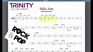 Billie Jean Trinity Grade 1 Drums