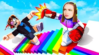 ПОДНИМИСЬ ПО ЛЕСТНИЦЕ чтобы ВЫЖИТЬ в ROBLOX ! 😱