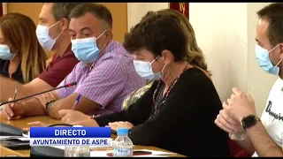 Pleno ordinario 14 2021, de 29 de septiembre Ayuntamiento Aspe PUNTO24 8 RUEG7PSOE CUT 1'21'25 000 1