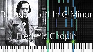 🎹 Ballade No. 1 In G Minor, Frederic Chopin, Synthesia Piano Tutorial