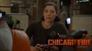 Ritter and Gallo yell at Violet / new Chicago fire