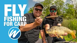 Fly Fishing For Carp | Jamie Hughes and Andy May | Specimen Hunt