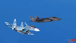 WATCH: Russia's Su-30 Drives Out Their 'First Encounter' F-35