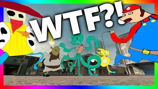 CARTOONS GONE HORRIBLY WRONG!!! | Gmod Chased by Cartoons