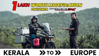 Kerala to Europe on a Honda CB 200X with over 1 lakh worth accessories |  Bandidos PITSTOP