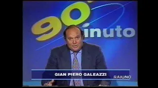 90°MINUTO FRAMMENTO PUNTATA DEL 18 GENNAIO 1998 CONDUCE GIAMPIERO GALEAZZI LA SERIE A #CASASTENE