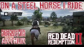 Horseman 9 With Arthur in Real Time Red Dead Redemption 2